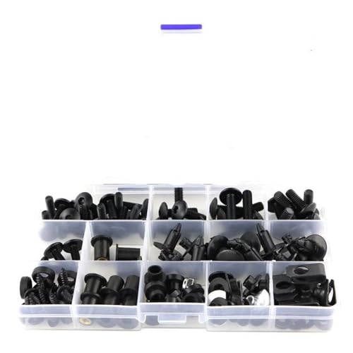Kit completo tornillos CBR1000RR clips y arandelas carenado negro 2012-2016