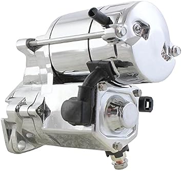 New Premium Chrome Starter Compatible with Harley Davidson Heritage/Springer Softail, Low Rider, Fat Boy, etc 1340,1450,1550,1338,1638cc 93-06 Replaces 31553-94A 31558-90 228000-2550 228000-2551