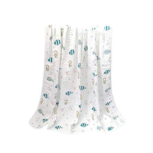 JJZD Bebé del niño del algodón Puro de la Toalla de baño de Burbuj