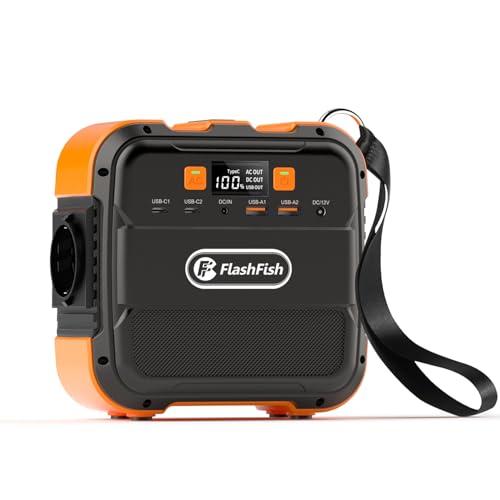 FlashFish Générateur Électrique 98Wh/26400mAh, Station Électrique Portable 120W (crête 240W)
