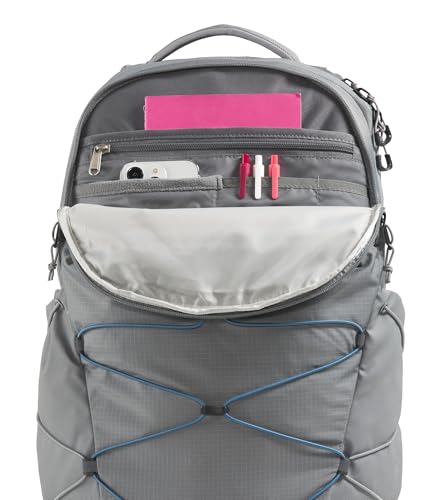 Image of The North Face Borealis Commuter Laptop Backpack - Water Repellent, Laptop Sleeve, Large Main Compartment, Concrete, One Size