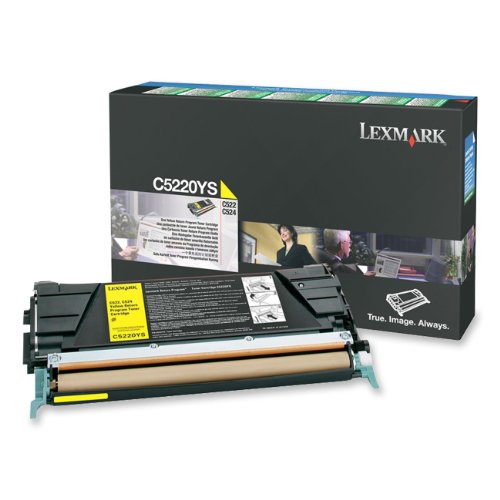 Lexmark C5220YS toner jaune consommable impression laser couleur bureautique