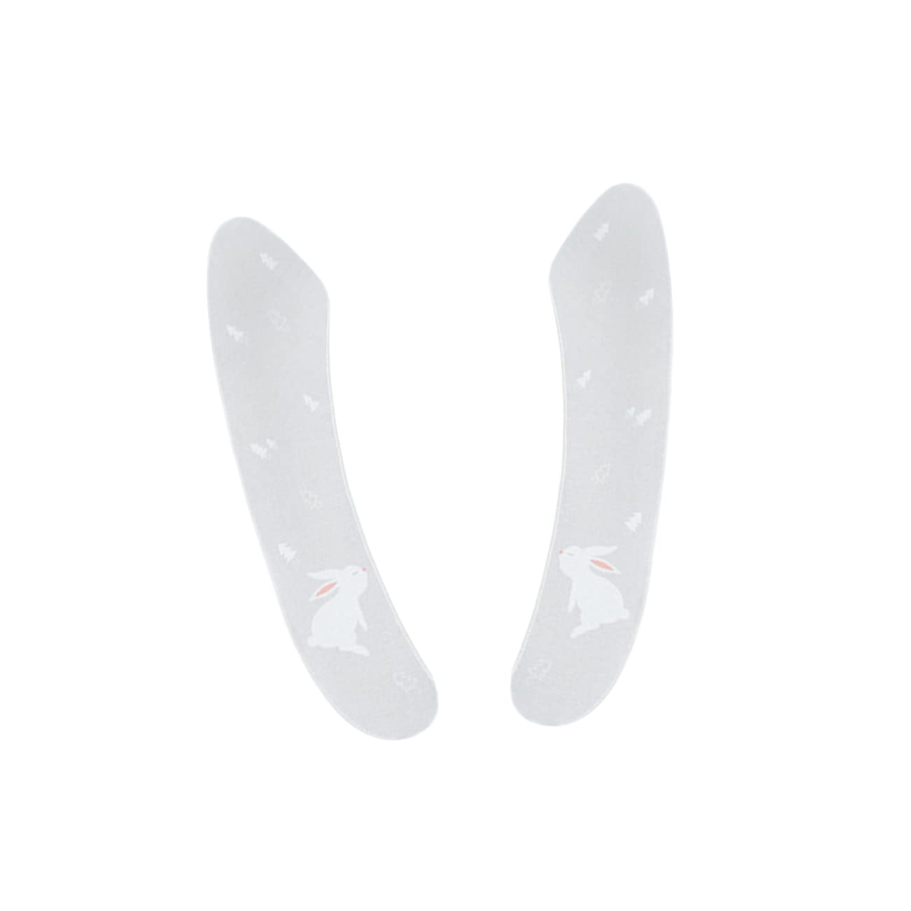 KICHOUSE Warm Washable Toilet Seat Cover Universal Size Non-slip Machine Washable (rabbit)