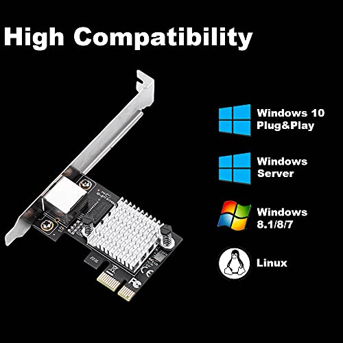 image for OKN 2.5GBase-T PCIe Network Adapter RJ45 LAN Controller up to 2500 Mbp