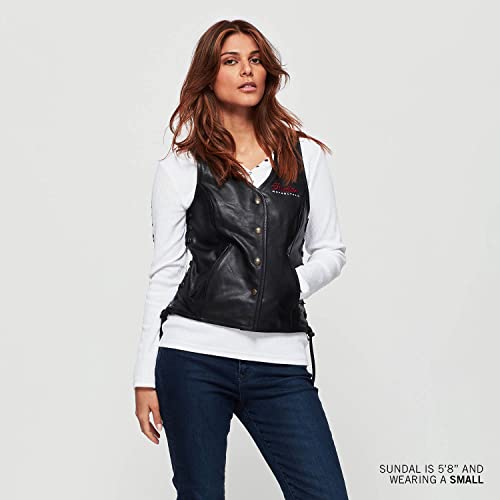 Indian Motorcycle Women's Lindy Vest, Black4