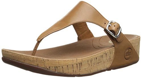 FitFlop Women's The Skinny Cork Leather Flip Flop