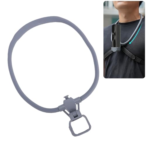 Soporte de cuello para cámara de acción con botón de liberación rápida Jectse