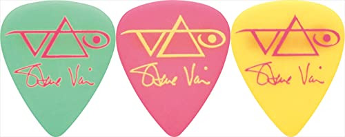 Ibanez B1000SV Steve Vai Signature Picks Pacote com 3 (B1000SVGPY)