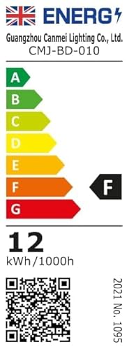 CANMEIJIA Aplique pared Exterior, 12W Impermeable IP65 Lampara de pared Interior Exterior Luz Cálida 3000K 1000 lm Ángulo ajustable Lámpara Pared Negro para Porche Salón Dormitorio - imagen 11