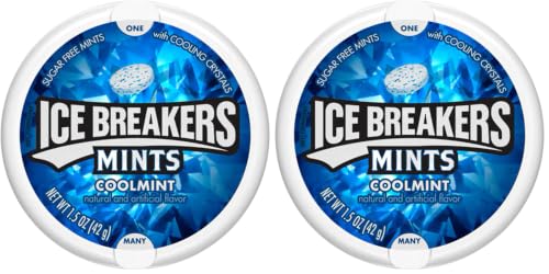 Image of Ice Breakers Coolmint Sugar Free Mints, 42 Grams (Pack of 2)