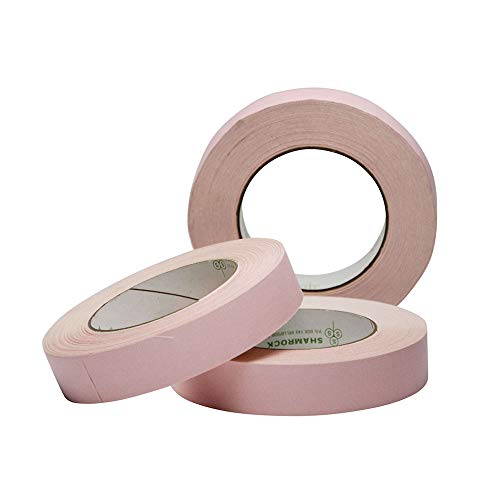 Labeling Tape, 1in. x 60yd, Pink, 3in. Core, 3 Rolls/Unit