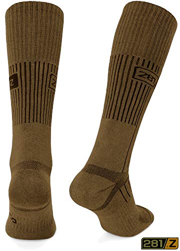 281Z Military Demi Season Breathable Mid Calf Uniform Boot Socks - Army Tactical Trekking Hiking - Outdoor Fishing Hunting2