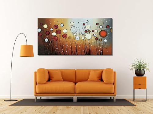 Art mural affiches de décoration intérieure Peintures à l'huile de fleurs - 2