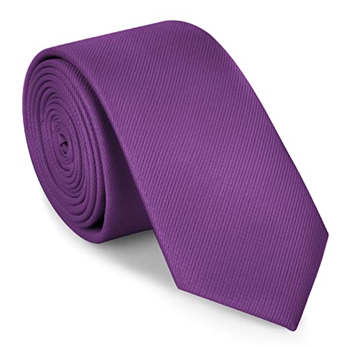 URAQT Cravate Cravate artisanale homme, étroite et slim, plusieurs couleurs disponibles, pour...