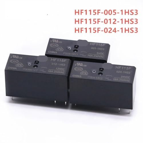 Relé HF115F JQX-115F interruptor electromagnético de 16A y 24V 2