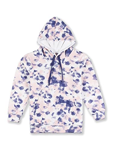 Image of KiddoPanti Unisex Solid Pullover Hooded Fleece Sweatshrit | Cotton Poly Fleece Fabric | Waist Length, Full Sleeve Hoodie | 2 Kangaroo Pockets | Winter Wear for Boys & Girls