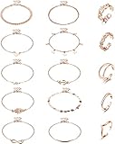 ♥ ZUVERLÄSSIGE MATERIALIEN ♥ Fußkettchen sind aus hochwertiger Legierung, Zehenringe sind aus Kupfer. Verglichen mit den meisten Konkurrenten sind sie höher poliert. Die Kette ist langlebiger für eine lange Nutzungsdauer. Glatte Oberfläche und bequemer, wenn Ihre Freundinnen Fußkettchen tragen.
