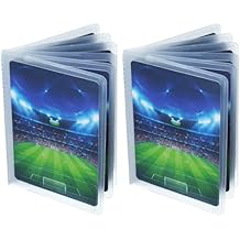Chivao 2 Set 6 Page Clear Plastic Wallet Insert Transparent Credit Card Protector Plastic Credit Card Sleeves Wallet Pictures Holder for Men Women Bifold or Trifolds