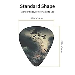 Ensemble de 12 médiators de guitare Night Crow pour guitare acoustique, guitare électrique, contrebasse, ukulélé - Les Beatles, Paul McCartney, John Lennon, RIngo Starr, George Harrison Ensemble de 12 médiators de guitare Night Crow pour guitare acoustique, guitare électrique, contrebasse, ukulélé – Image 4