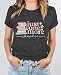 Reading Shirts Women Just One More Chapter Book Lovers T-Shirt Teacher Readers Bookworm Tee Top Dark Gray M