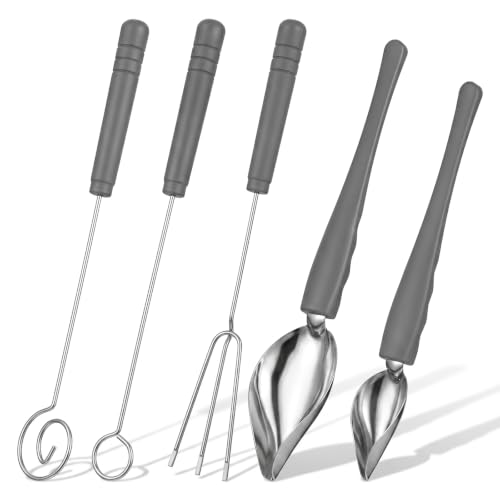 5 Pcs Chocolate Drizzle Tool Set, Culinary Plating Tools Set