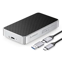 ORICO 1TB USB 4.0 Externe SSD 3800 MB/s (40 Gbit/s), Ultraschnelle, Portable NVMe SSD, Kompatibel mit Thunderbolt 3/4, lüfterloses Aluminium-Design für Fotografen und Videoeditoren – X40 – Ansicht 1