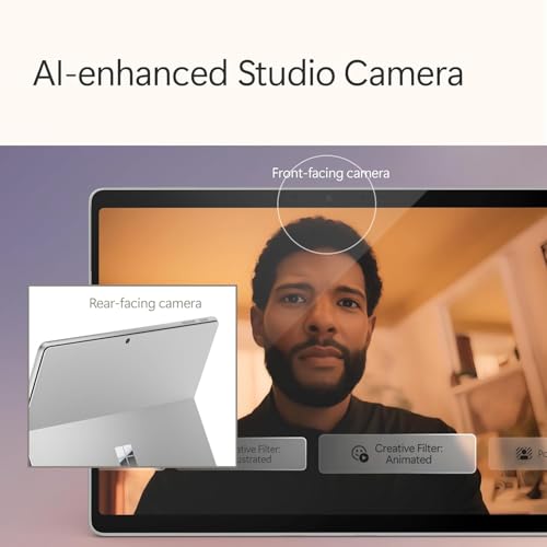 Image of Microsoft Surface Pro 2-in-1 Laptop /Tablet (2024), 13 inch OLED Touchscreen Display, 16GB RAM, 512GB Storage | Windows 11 Copilot+ PC, Snapdragon X Elite (12 Core), Platinum