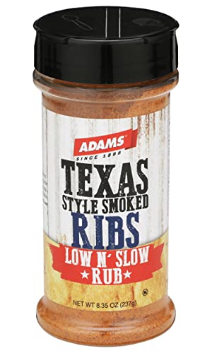 Adams Texas Style Smoked Ribs Low N’ Slow Rub (8.35 Oz (Pack Of 1)) #TOP4