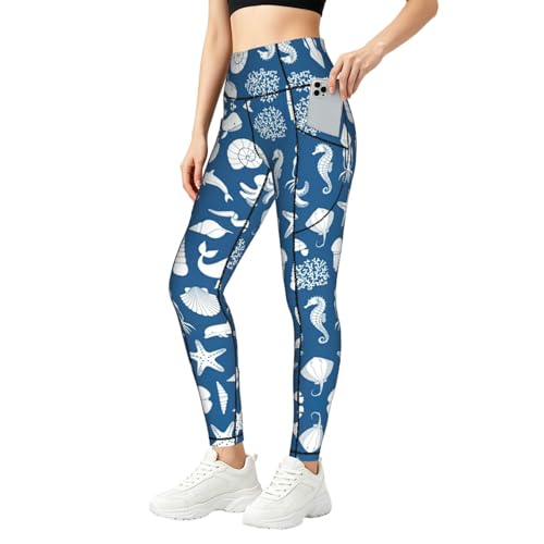 Leggings de vida marina submarina para tus sesiones de gimnasio y fitness