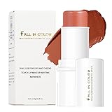 Para cualquier tono de piel: la barra de maquillaje transparente ultrahidratante para cualquier tono de piel se aplicará en tus mejillas, labios y ojos para simplificar tu rutina de maquillaje y lograr un acabado natural y atractivo.