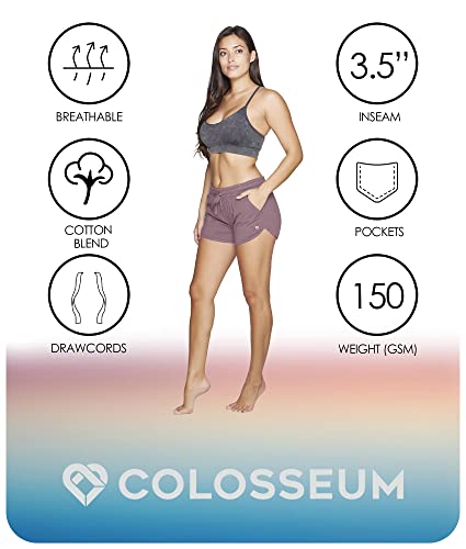 Image of Colosseum Active Women's Simone Cotton Blend Yoga and Running Shorts