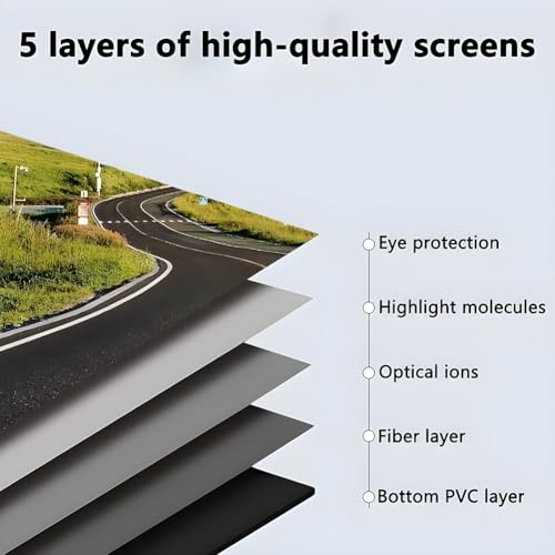 Pantalla fija de proyector 60 pulgadas 16:9 para pared miniatura 5