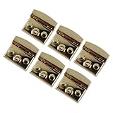 Eminchu Cierre de Bloqueo de Giro, Fuerte Cierre de Bolso a Prueba de Herrumbre para Bolso de Cuero, 6 Piezas de Lindos Candados de con Forma de Animal, para Accesorios de Cuero Hechos a Mano