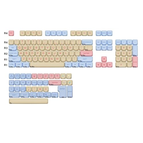 �L�[�L���b�v ACE68 Rainy 75 ISO KOA �v���t�@�C�� PBT �}�V���}�� ���g�� KBDiy �ƌ݊�������(Marshmallow-EN)