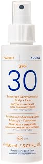 Korres YOGHURT Sun Protection Spray Emulsion for Face & Body SPF30 150ml