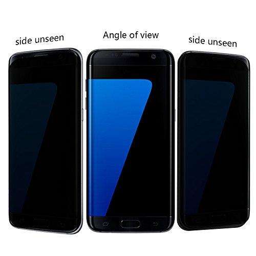 S7 Edge Privacy Vetro Temperato, Vispow 3D