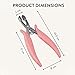 hair2heart Remover Pliers | Bonding Hair Extensions Remover Tool - Efficiently Removes Keratin and Micro Rings, Ensuring Safe and Easy Extension Removal