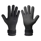 CashMuch Neopren-Tauchhandschuhe, 5 mm, für Schnorcheln und Wassersport, Unisex, Neoprenanzug