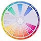 Angoily Farbrad Farbkreis Drehscheibe Color Wheel Farbmischrad Board Farbmischung Kreative Farbkreis Drehscheibe für Pädagogische Anleitung für Kunstunterricht Malerei Airbrush Design Makeup