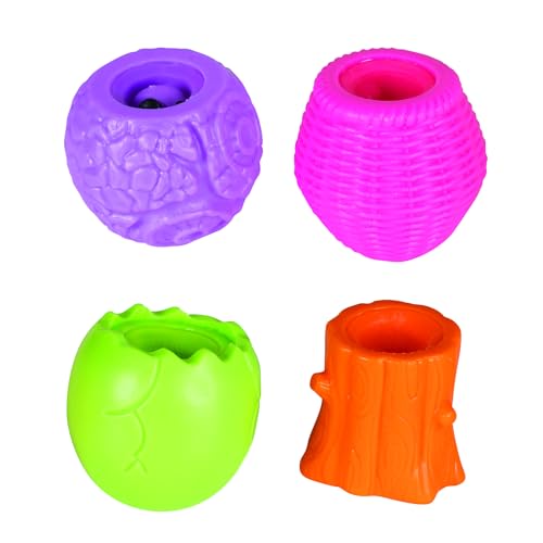 Raymond Geddes Squeeze ‘N’ Pop Toy (24 Pack) - Squishy Animal Squeeze Toy for Kids - Relaxing Popper Toy by GEDDES - Used condition - US$13.72