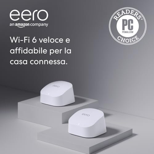 Router wi-fi mesh Amazon 6 | Ethernet 500 Gbps | Fino a 280 m² | Connessione di oltre 75 dispositivi | Confezione da 2 | Modello 2021 - Powerline - Immagine 6