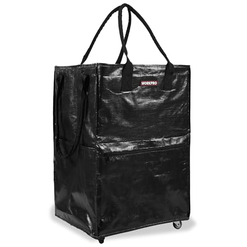 WORKPRO Medium Rolling Shopping Tote