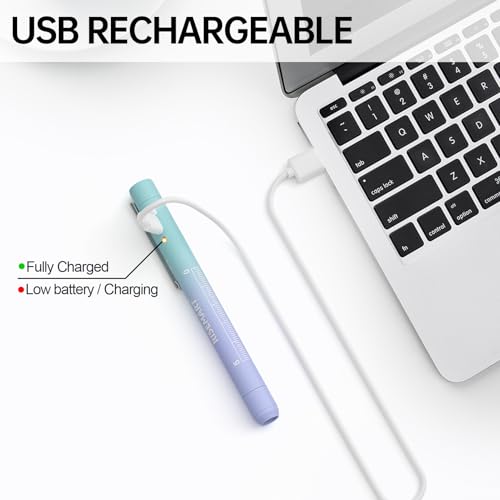 Image of Rechargeable Pen Light for Nurses and Doctor LED Penlight with USB Charging