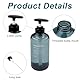 Newpop 3 Stück Duschgel Spender, Shampoo Spender für Dusche, Spenderflasche, Duschgelspender, Pumpflasche Shampoo, Spenderflaschen, Pumpspender zum Befüllen für Badezimmer oder Hotel(Blau, 500ML)