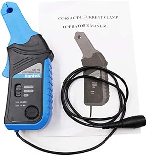 Hantek CC-65 AC/DC Current Clamp Meter Transducer for Digital Multimeter Oscilloscope with BNC Type Connector