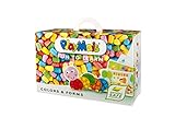 JUEGO DE CONSTRUCCIÓN CREATIVA: Juguete infantil con 550 PlayMais de colores, 14 modelos y materiales de artesanía extra para que niños y niñas puedan expresar su creatividad y aprender.