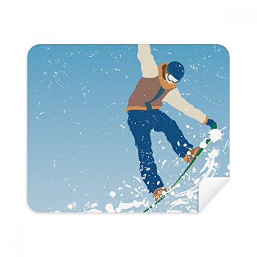 Chiffon écran de nettoyage ski saut pour vos lunettes et smartphones en hiver