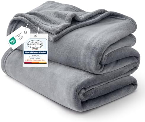 Bedsure Throw Blankets for Couch - Sofa Blanket Grey Room Decor, 50x60