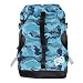 Duiaynke Roller Inline Skates Backpack Skating Shoes Boots Storage Bag for Helmet,Knee Elbow and Wrist Protection Pads (Blue)