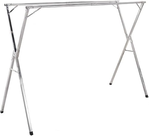 Miniatura 9 de ZARBAILRE Tendedero de ropa para exteriores plegable en forma de X tendedero de ropa interior para ropa lencería toallas ropa de cama apartamento de